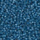 Rocalla Miyuki 11/0 - Dyed denim blue silver lined alabaster 11-648